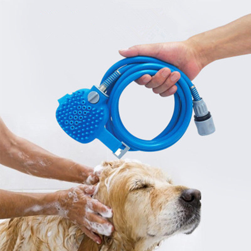 Pet Bathing & Massager Tool - Dog Brush & Shower Sprayer