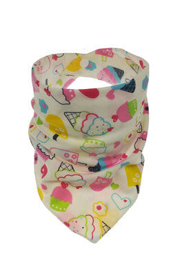 Waterproof Triangle Baby Bibs - Cartoon Cotton Dribble