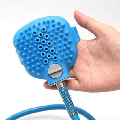 Pet Bathing & Massager Tool - Dog Brush & Shower Sprayer