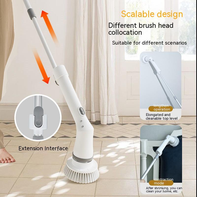 Telescopic Electric Scrubber Brush