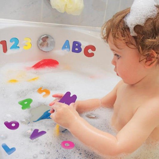 36PCS Alphabet & Number Bath Toys for Early Learning