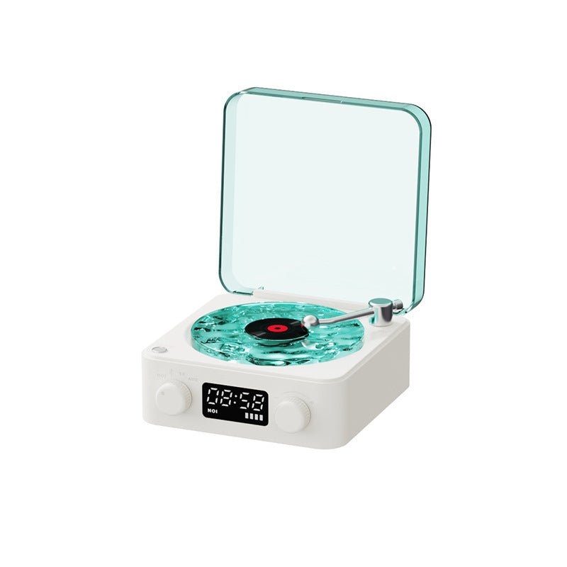 Vintage Vibes Bluetooth Turntable Speaker with RGB Projection