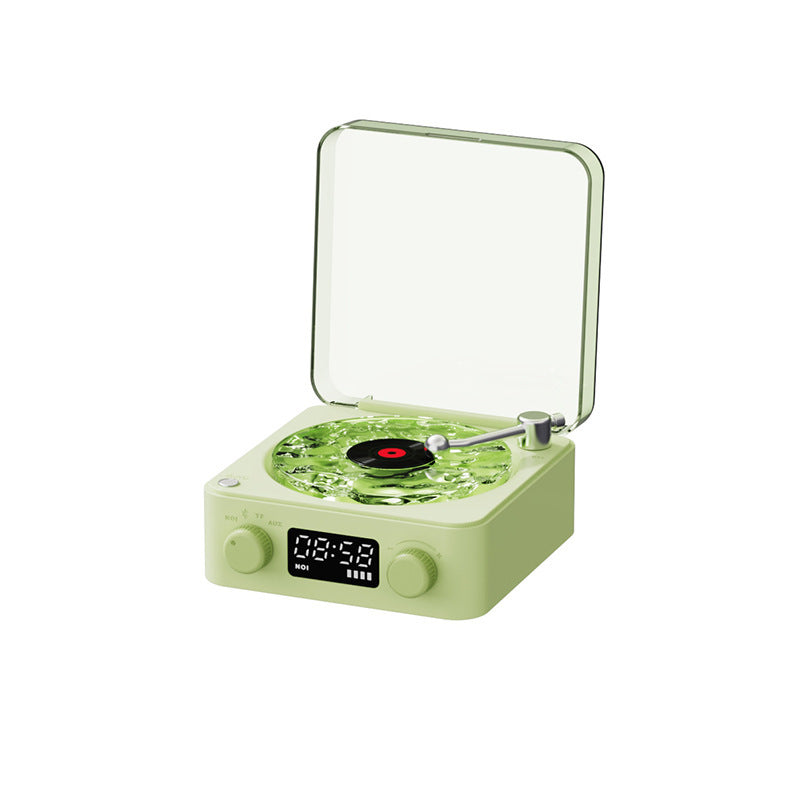 Vintage Vibes Bluetooth Turntable Speaker with RGB Projection