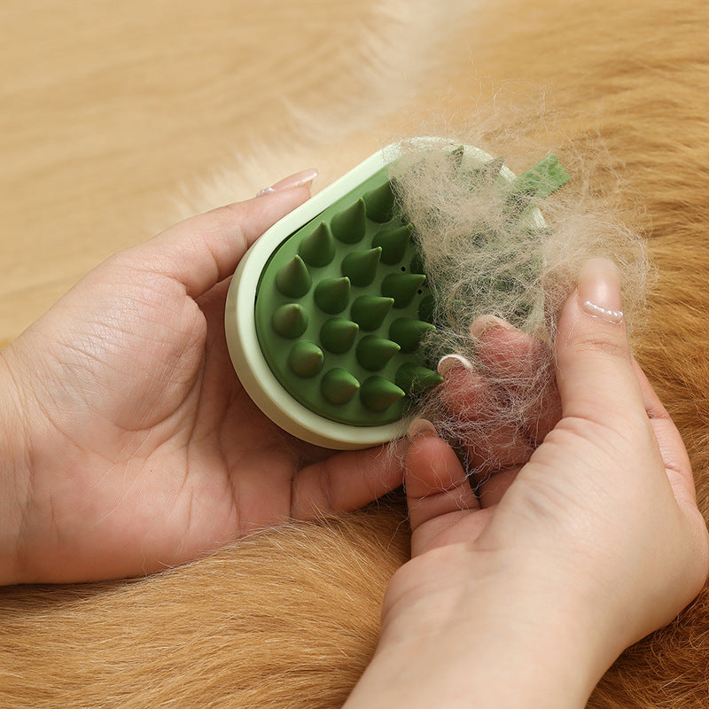 Silicone Pet Hair Remover & Massage Brush