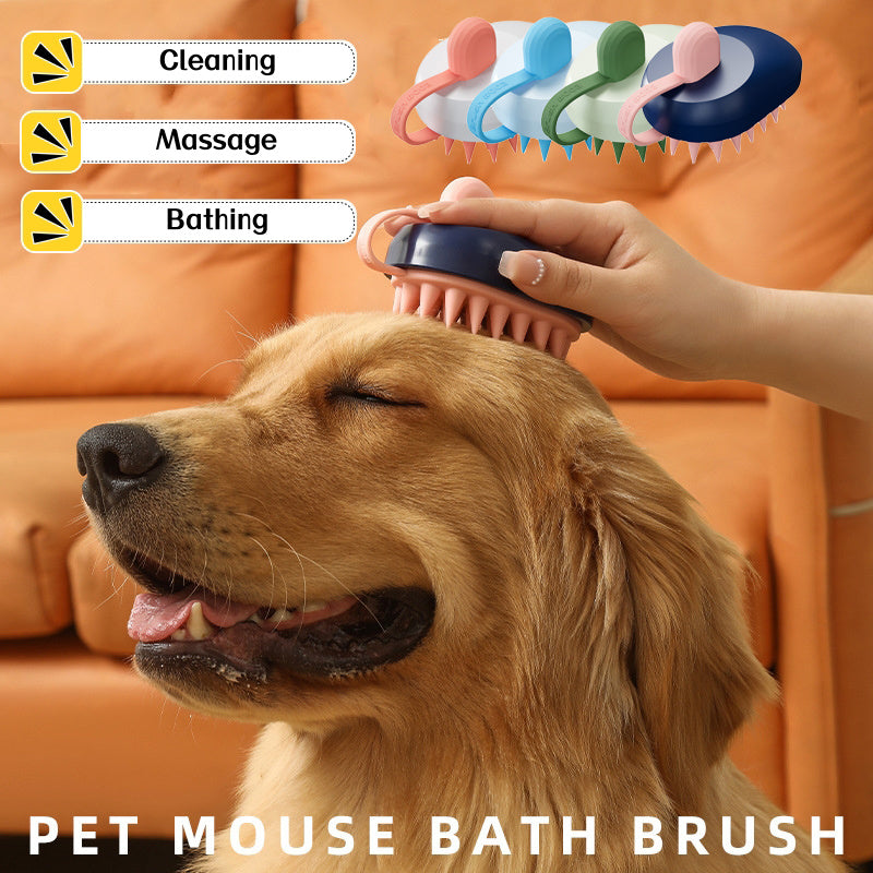 Silicone Pet Hair Remover & Massage Brush