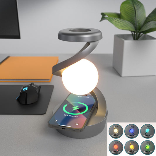 Rotating Moon Desk Lamp with Sensor Control