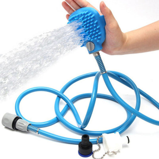 Pet Bathing & Massager Tool - Dog Brush & Shower Sprayer