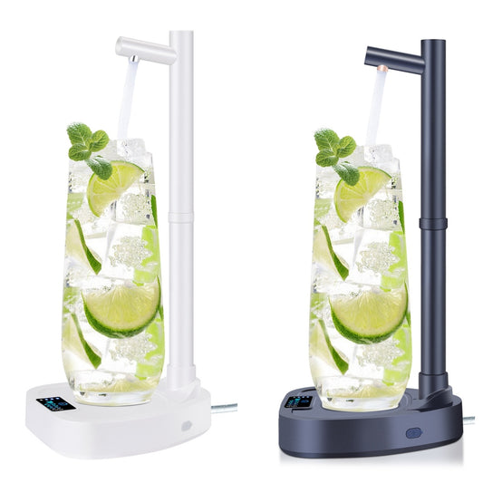 Auto Water Dispenser: Rechargeable & Desktop Stand